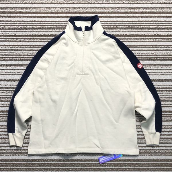

2021 new c.e cavempt casual half zip sweatshirts men women 1:1 high-quality oversize hoodie hooded cav empt pullover tvox, Black
