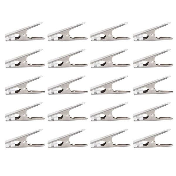 

clothing & wardrobe storage 20pcs clothes clip stainless steel hanging pin clamps home laundry underwear peg supplies