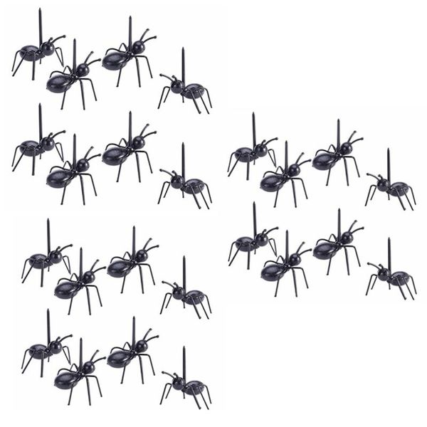 

forks 24pcs reusable ant fork fruit toothpick dessert children and party accessories