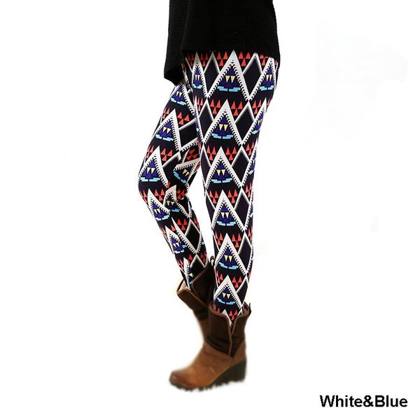 

women's leggings 1064fashion womens bottoms high elastic pants capris comfortable plus american style print xxl, Black