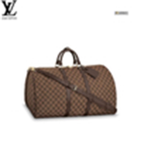 

bag brand designer luxury 9tqp n41414 keepall bandoulire 55 women handbags iconic bags handles shoulder bags totes cross body clutches, Red;black
