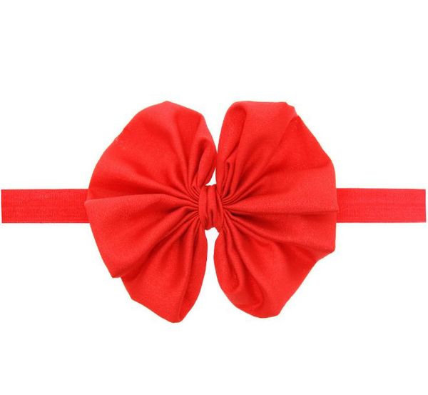 

2021 16colors baby chiffon headbands for girls fashion hair bows kids boutique accessories children elastic bands big bowknot headwear, Slivery;white