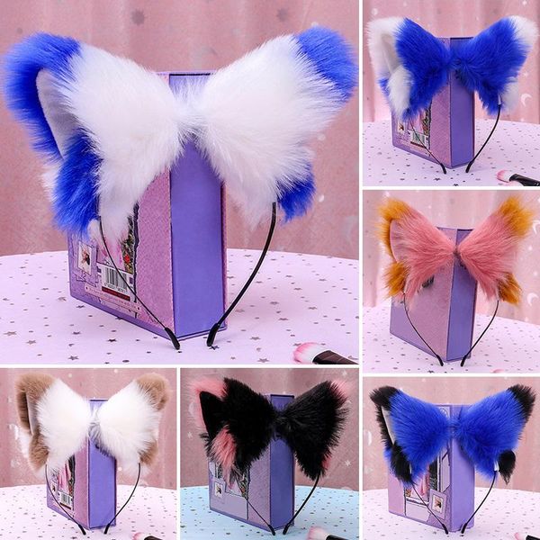 

other event & party supplies cosplay costume cat ears hair wear hoop women girls fashionhairpin plush for head handmade accessories