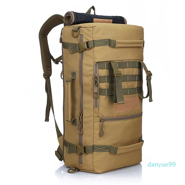 Zaino tattico militare Zaino sportivo da esterno Zaino da campeggio per uomo Borse da viaggio Zaino per laptop mimetico Leone locale 54