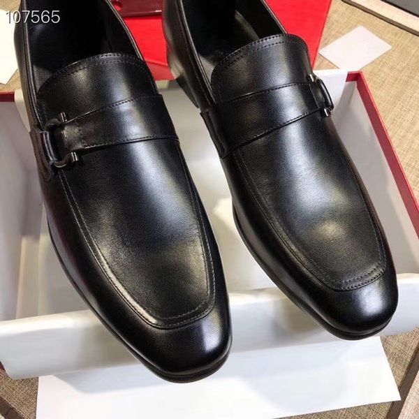 

luxury mens oxfords shoes genuine leather 2021 dress shoe male wedding shoe social chaussure homme brown office formal shoe plus size45, Black