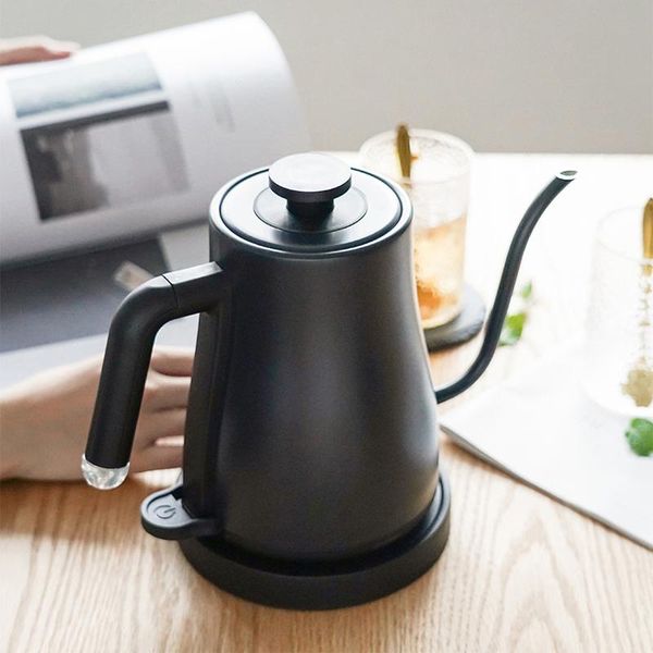 

electric kettles 1500w retro kettle 1.0l capacity home kitchen fast boiling water stainless steel pot with temperature indicator