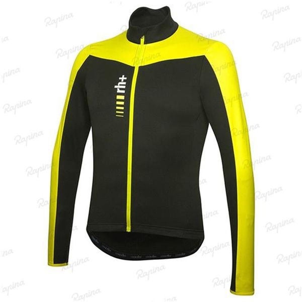 

racing sets zero rh+ winter men cycle clothing warm jacket fleece velveteen conjunto bici hombre invierno bicycle mtb long sleeve kit, Black;blue