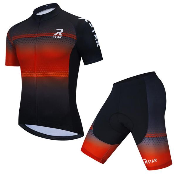 

racing sets cycling jerseys suit gel pad short sleeves mountain bike shorts bicycle jersey set, Black;blue
