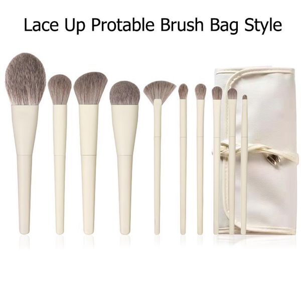 

makeup brushes sets 10 brush bionic soft loose fiber foundation blush highlighter cosmetic for women