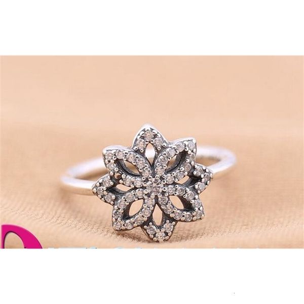 

authentic 925 sterling silver rings with clear cz lotus fit for pandora charms jewelry women diy fashion fingers ring sale