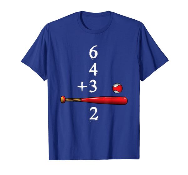 

6 4 3 2 double play cute softball game t shirt, White;black