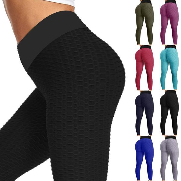 

yoga outfit women pants fashion pure color plus size casual seamless high waist leggings fitness sport gym clothing