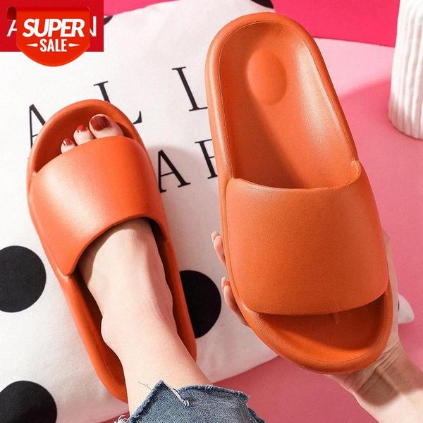 

asifn leisure bathroom women summer slippers texture indoor house soft bottom anti-slip home floor slides ladies shoes pantoufle #bc3g, Black