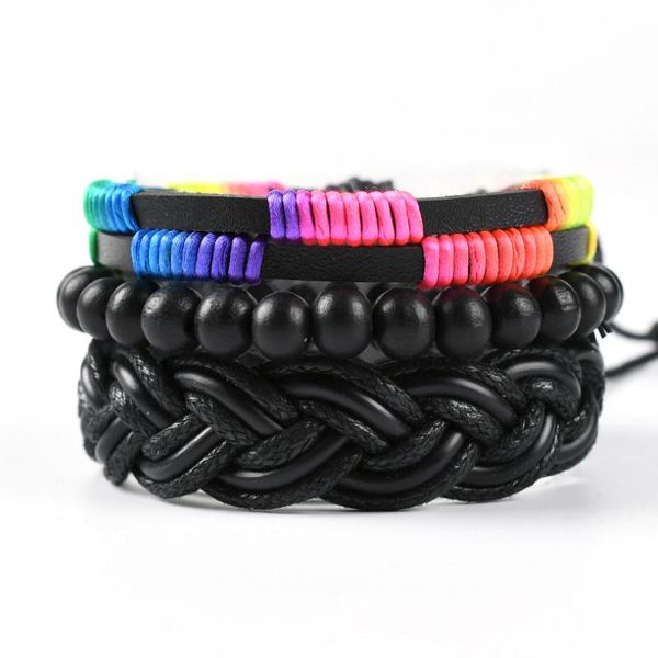 

charm bracelets 2021 colorful braided cowhide bracelet jewelry gifts, Golden;silver