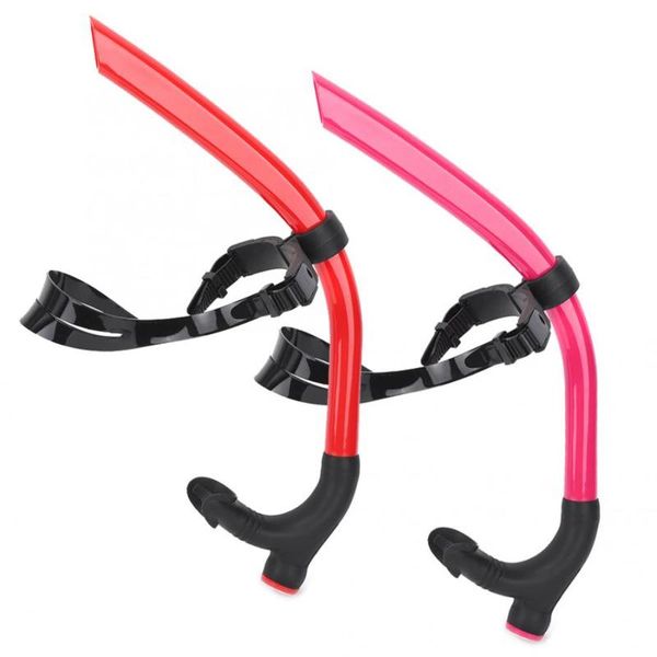 

front snorkel breathing tube detachable swimming scuba snorkeling diving training snorkel tyle breaststroke