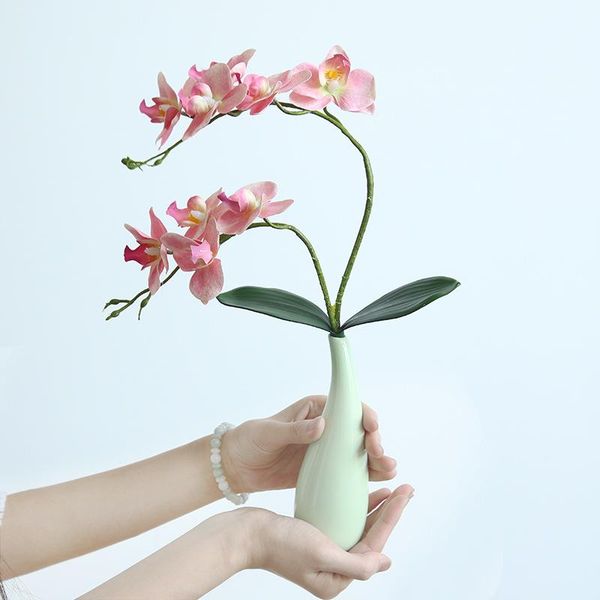 

decorative flowers & wreaths chinese phalaenopsis imitation flower home decoration wedding handhold road guide wall fake
