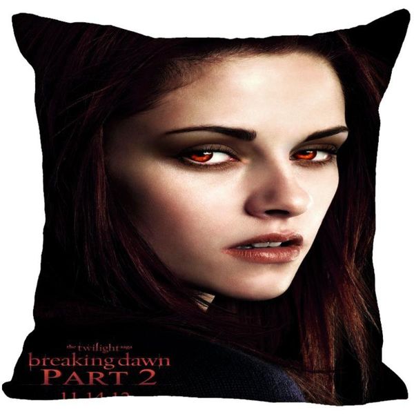 

pillow case cloocl the saga breaking dawn pillowcases polyester zipper cover movie 3d print cushion