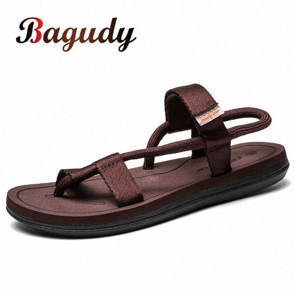 

summer men sandals light new gladiator shoes slippers male breathable beach slippers sport water flip flops men casual shoes 46 b9he#, Black