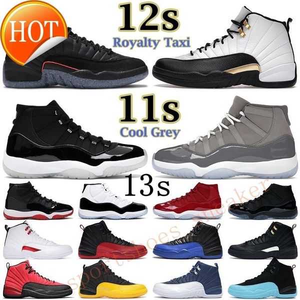 

quality jumpman 11 12 13 mens high basketball shoes 13s hyper royal playoff 12s dark concord 11s cool grey legend blue sneakers trainer j