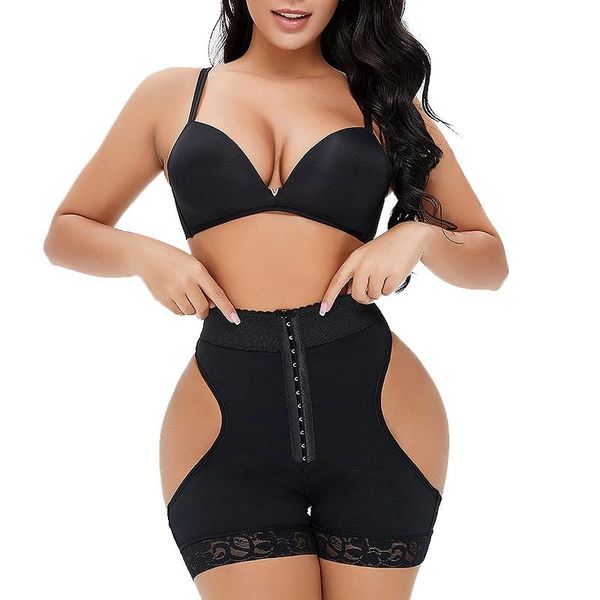 

women's shapers women control panties bulifter abdomen shapewear plus size elastic slim seamless female intimates underwear, Black;white
