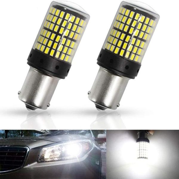 

1156 led light bulb white canbus super bright automotive rv 3014 144 smd 7506 1003 1073 turn signal brake light(2pcs)