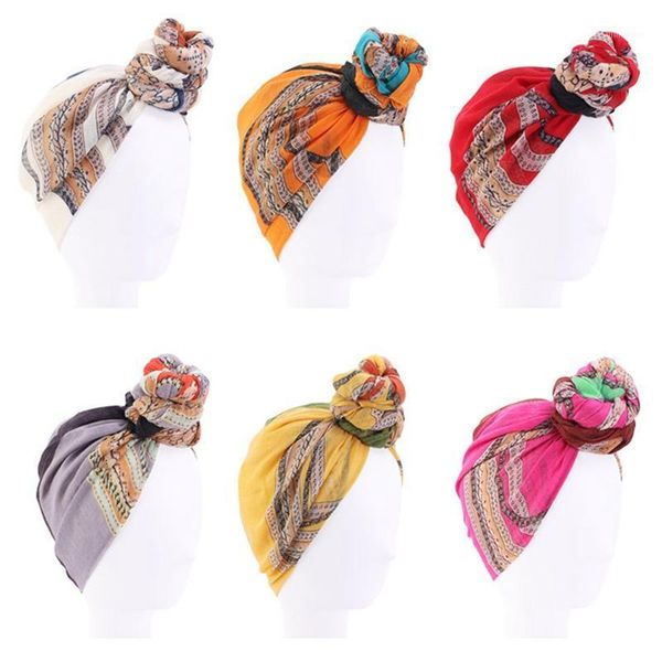 

muslim turban beanie hats knotted elastic head wrap cap women chemo arab caps pleated islamic hair loss hat chemo cap bonnet new1, Silver
