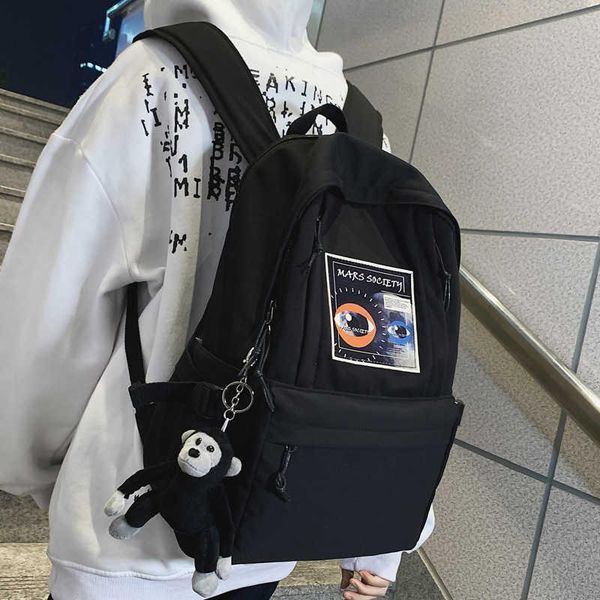 

backpack multi-pocket nylon water high-capacity dual-layer portable college girl