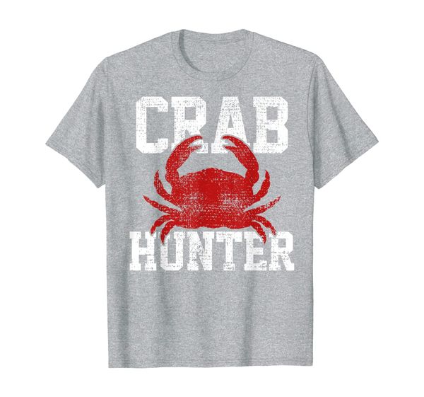 

crab hunter t-shirt crab tee brabs lover gift vintage, White;black