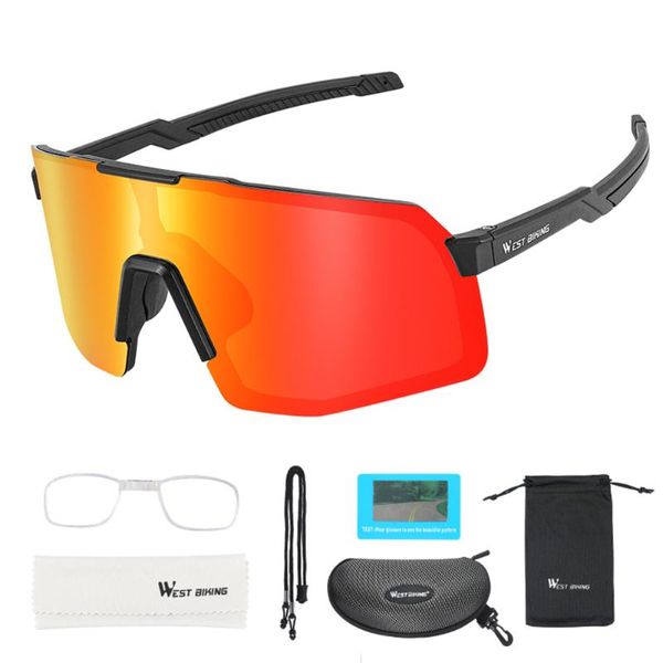 

outdoor eyewear west biking cycling glasses mountain bicycle sunglasses mtb bike uv protection wind-proof polarized