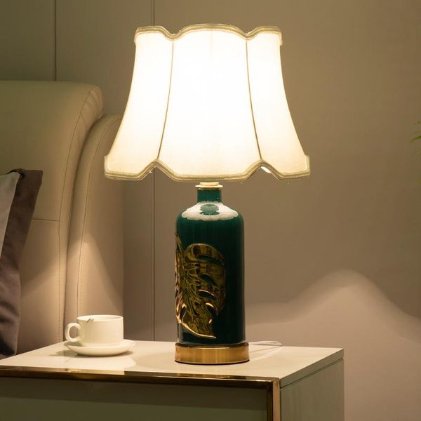 

table lamps nordic modern minimalist ceramic lamp for living room study bedroom bedside light luxury home decoration night