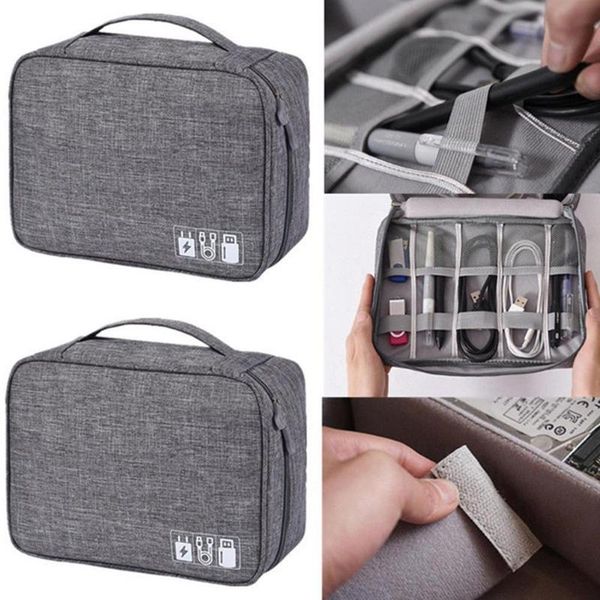 

storage bags multi-function case for headphones bag digital cord protection u box power disk charger p9g2