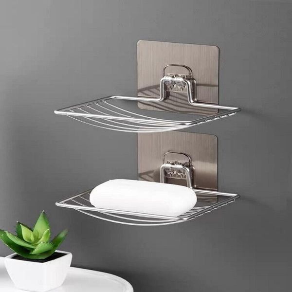

soap dishes punch shelf box no stainless toilet rack creative drain steel
