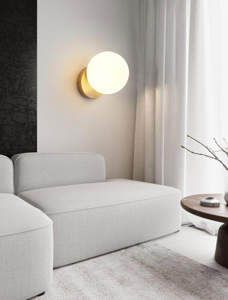 

wall lamp nordice arandela wood bedroom living room aisle lampara pared monkey