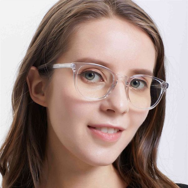 

fashion style clear acetate fram anti blue light blocking optical eyeglass glass for mens womensktm8, White;black