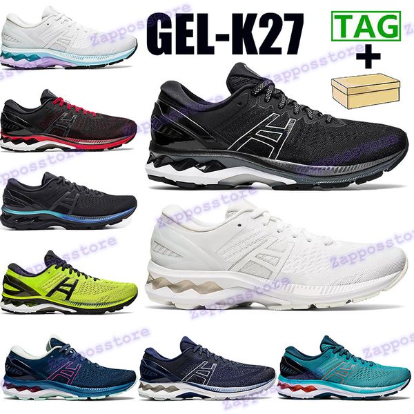 

with og box gel-k27 men running shoes mako blue platinum gs techno cyan sunrise red pure silver lime zest black women sneakers