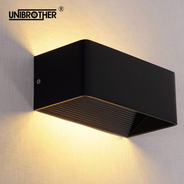 

wall lamp led cube indoor lighting modern home decoration sconce aluminum 10w for bath corridor bedroom