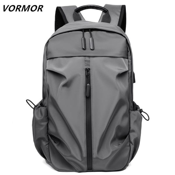 

backpack fashion men waterproof simple school bag for boys high capacity student bookbag male black lapbackpacks