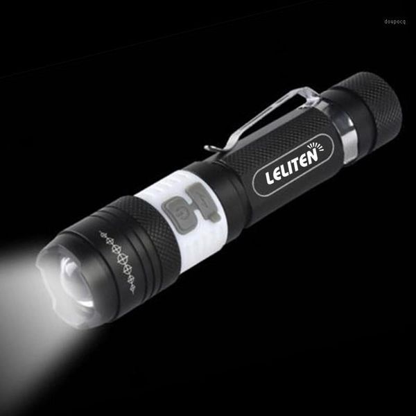 

flashlights torches usb rechargeable xml-t6 led zoom outdoor camping torch bicycle light lamp1