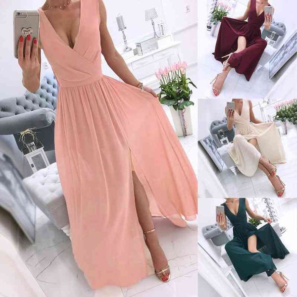 

tie waist maxi dress women fashion v-neck club party dress elegant female party bridesmaids infinity robe femme, Black;gray