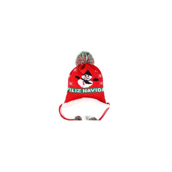 

children's new knitted christmas warm velvet decorative children's hat autumn and winter wool babies childr jllpvc, Yellow