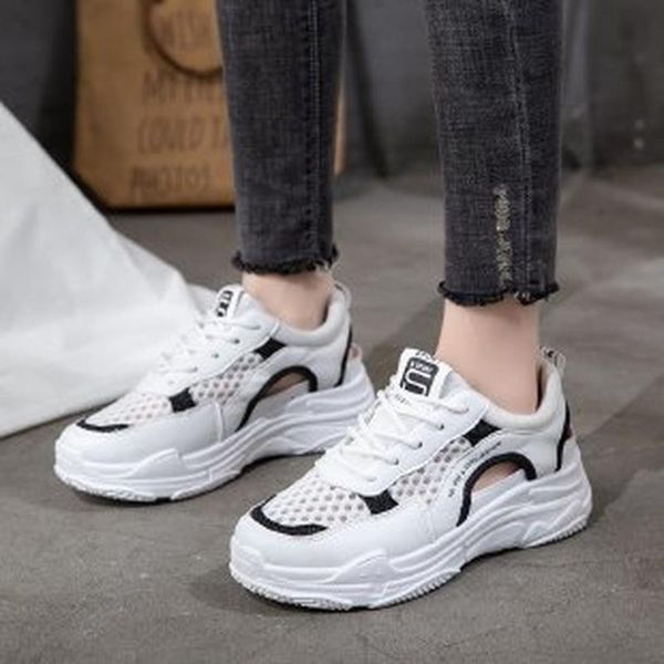 

sandals sports women's 2021 summer black breathable mesh wild hollow casual