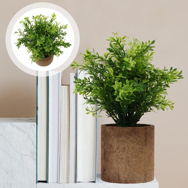 

artificial potted plant simulation green plant indoor bonsai for living room