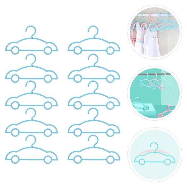 

hangers & racks 10 pcs baby clothing hanger closet organizer windproof rack