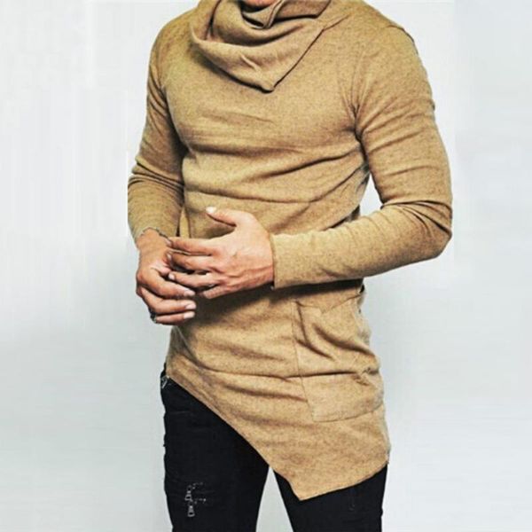 

men's casual shirts soft great irregular handsome autumn shirt men long sleeve for daily wear, White;black