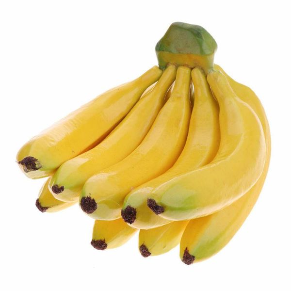 

decor fake banana prop party foam yellow table decoration banana bunch