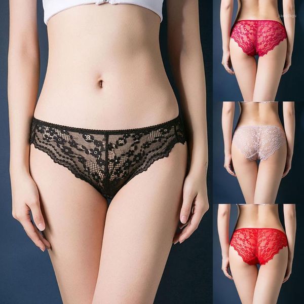 

erotic lace thong panties lingerie low waist hollow out underwear pants briefs for female women's, Black;pink