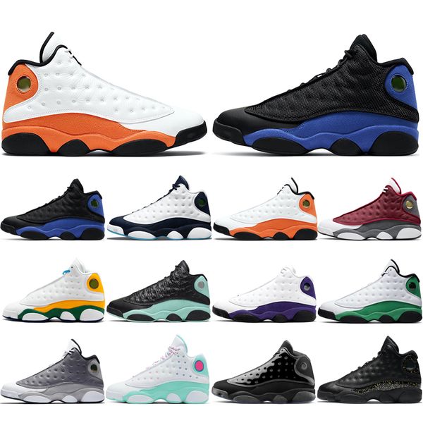 

trainers 13s man basketball shoes atmosphere grey aurora green cap and gown gold glitter hyper royal island lakers starfish red flint playgr
