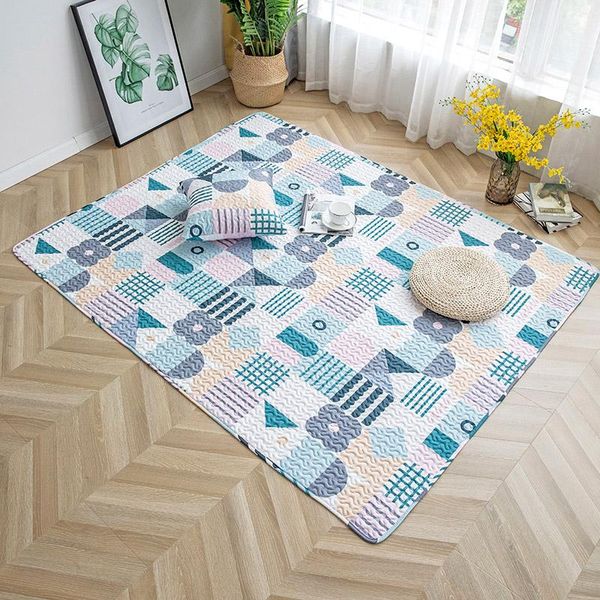 

carpets simple modern cotton cushion carpet home children's room bedroom living sofa tatami mat of formaldehyde