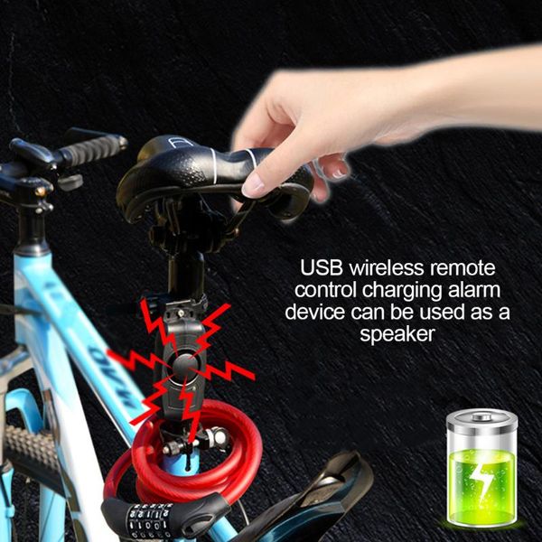 

bike horns alarm wireless security car alertor remote control ip55 waterproof home window 2021 drop