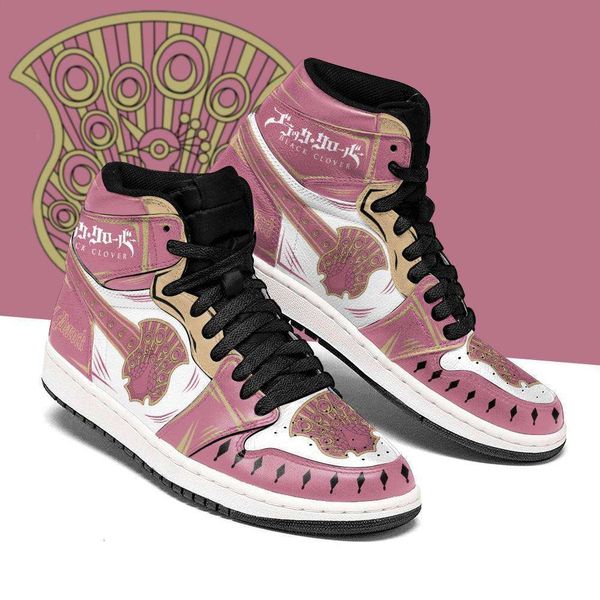 

customization coral peacock magic knight sneakers black clover sneakers anime